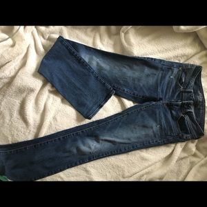 American Eagle distressed kick boot